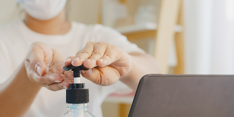 ¿Cómo desinfectar la casa de un paciente con COVID?