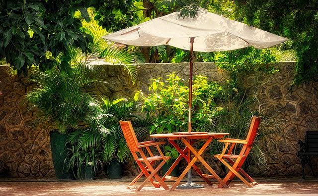 Limpieza y mantenimiento de una terraza